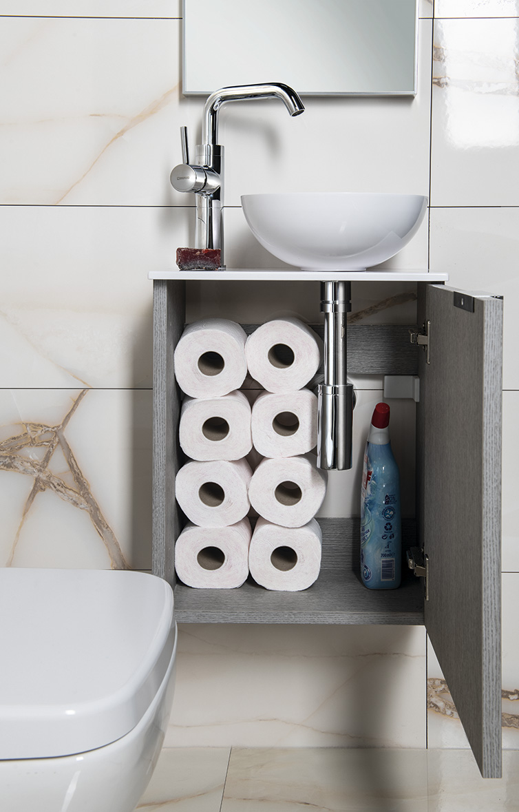 LATUS X umyvadlová skříňka 39,4x50x22cm, dub cuneo LT110-2525