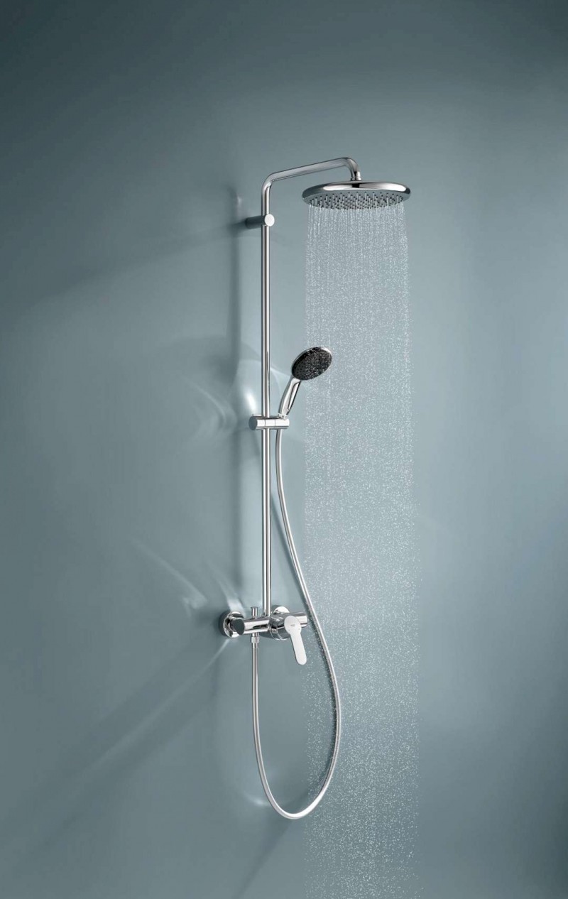 Vitalio Start Sprchový set s baterií, průměr 25 cm, 2 proudy, chrom GROHE 26679001
