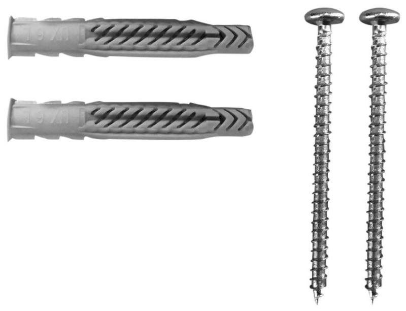 UAK 6 kotvící sada pro pevnější uchycení doplňků, vrut 4,5x60 40015