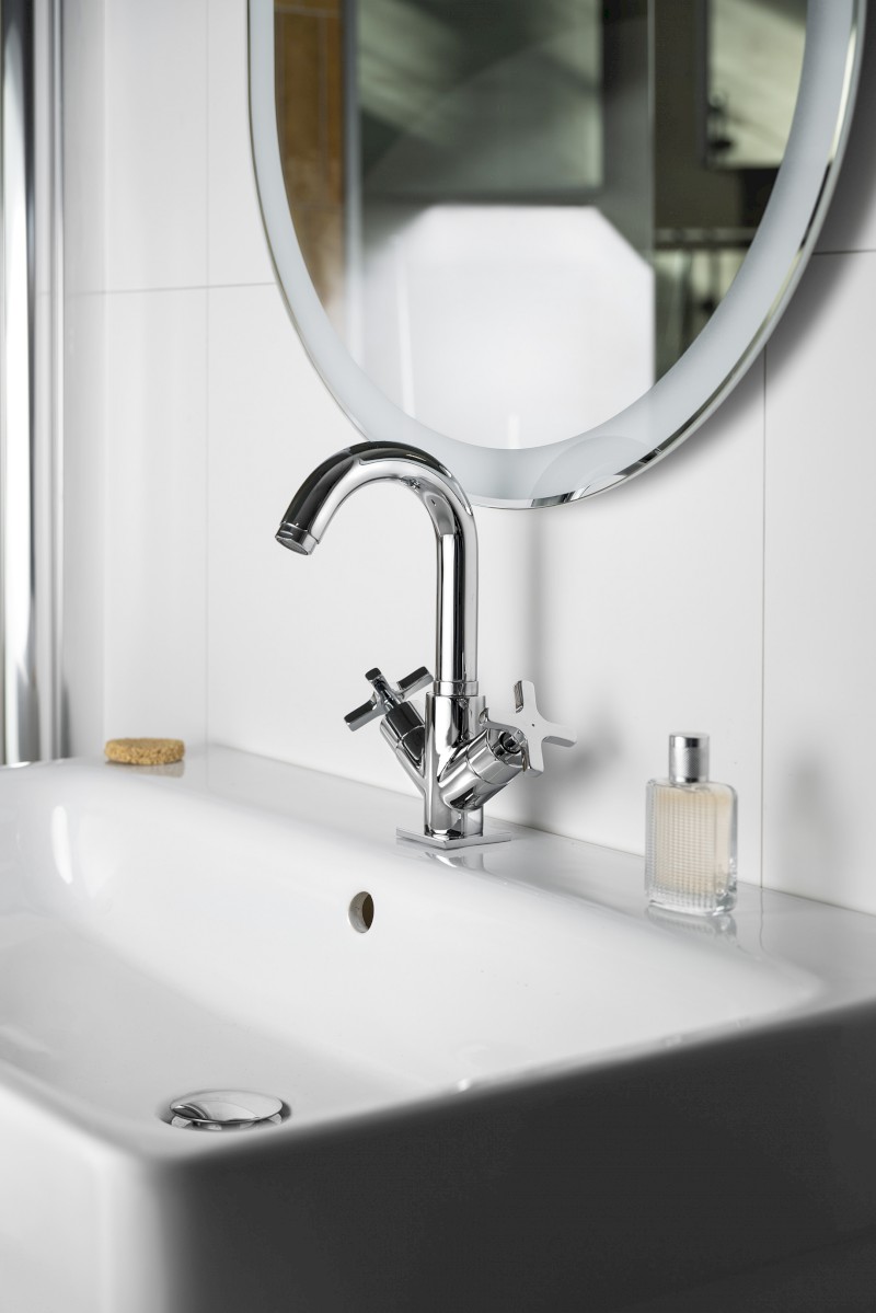 TRAX stojánková umyvadlová baterie, chrom 617/S