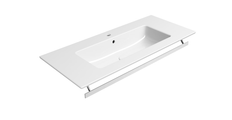 PURA keramické umyvadlo slim 102x46cm, bílá ExtraGlaze 8886111