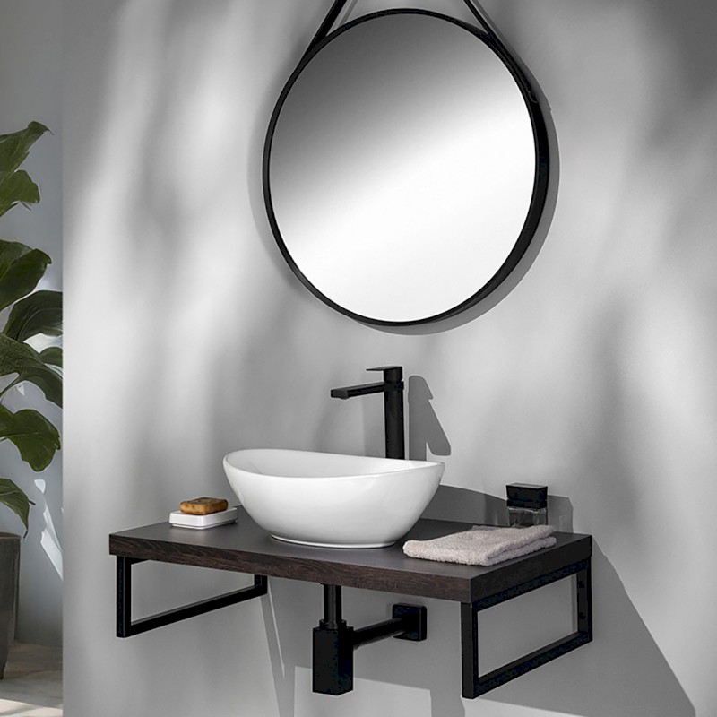 VEGA deska pod umyvadlo 145x45cm, dub černý VG650