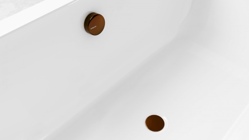 Vanová souprava, bovden, délka 1200mm, zátka 72mm, měď mat 71856.70