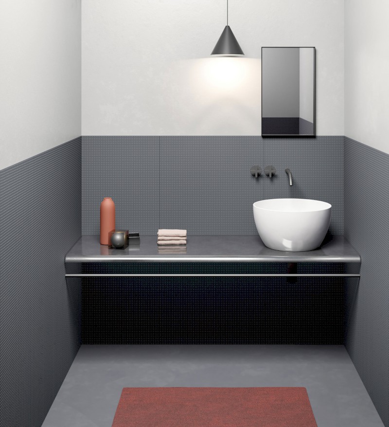 DOME keramické umyvadlo na desku vysoké, Ø 45,5cm, bílá WH030