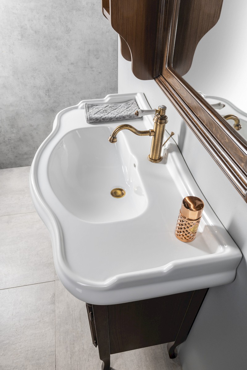 RETRO umyvadlová skříňka 89x80x48cm, buk 1620