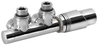 WICHER připojovací sada termostatická pro středové připojení 50mm, provedení chrom 600.311.1