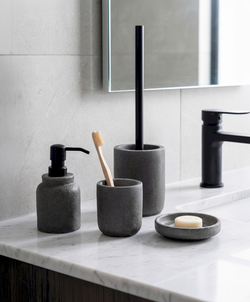 OSAKA mýdlenka na postavení, šedá 8655