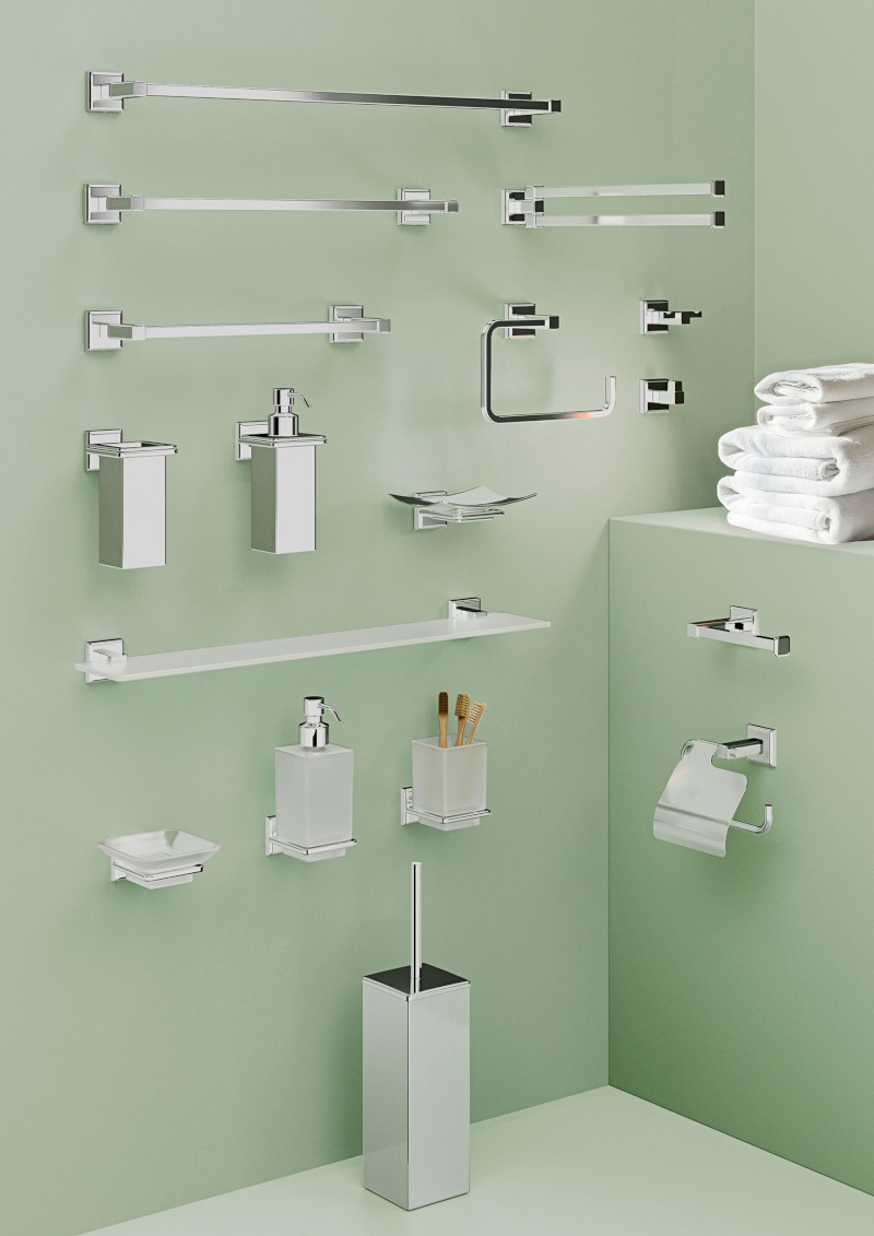 COLORADO dávkovač mýdla, 230 ml, mléčné sklo, chrom 6981