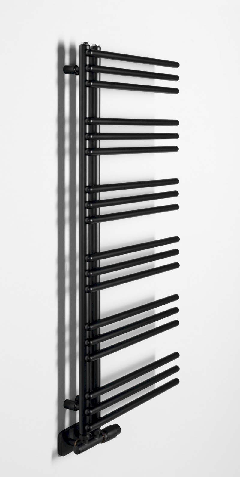 POSEIDON otopné těleso 450x1140mm, černá mat PS411B