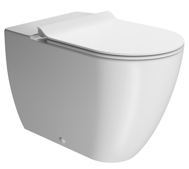 PURA WC mísa kombi spodní/zadní odpad, Swirlflush, 36x63cm, bílá dual-mat 880609