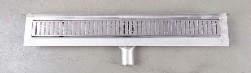 MANUS ONDA nerezový podlahový žlab s roštem, ke stěně, L-950, DN50 GMO25