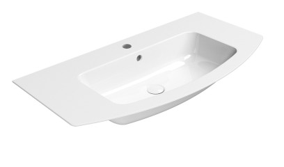 PURA keramické umyvadlo Slim oblé 102x52cm, bílá ExtraGlaze 8825111