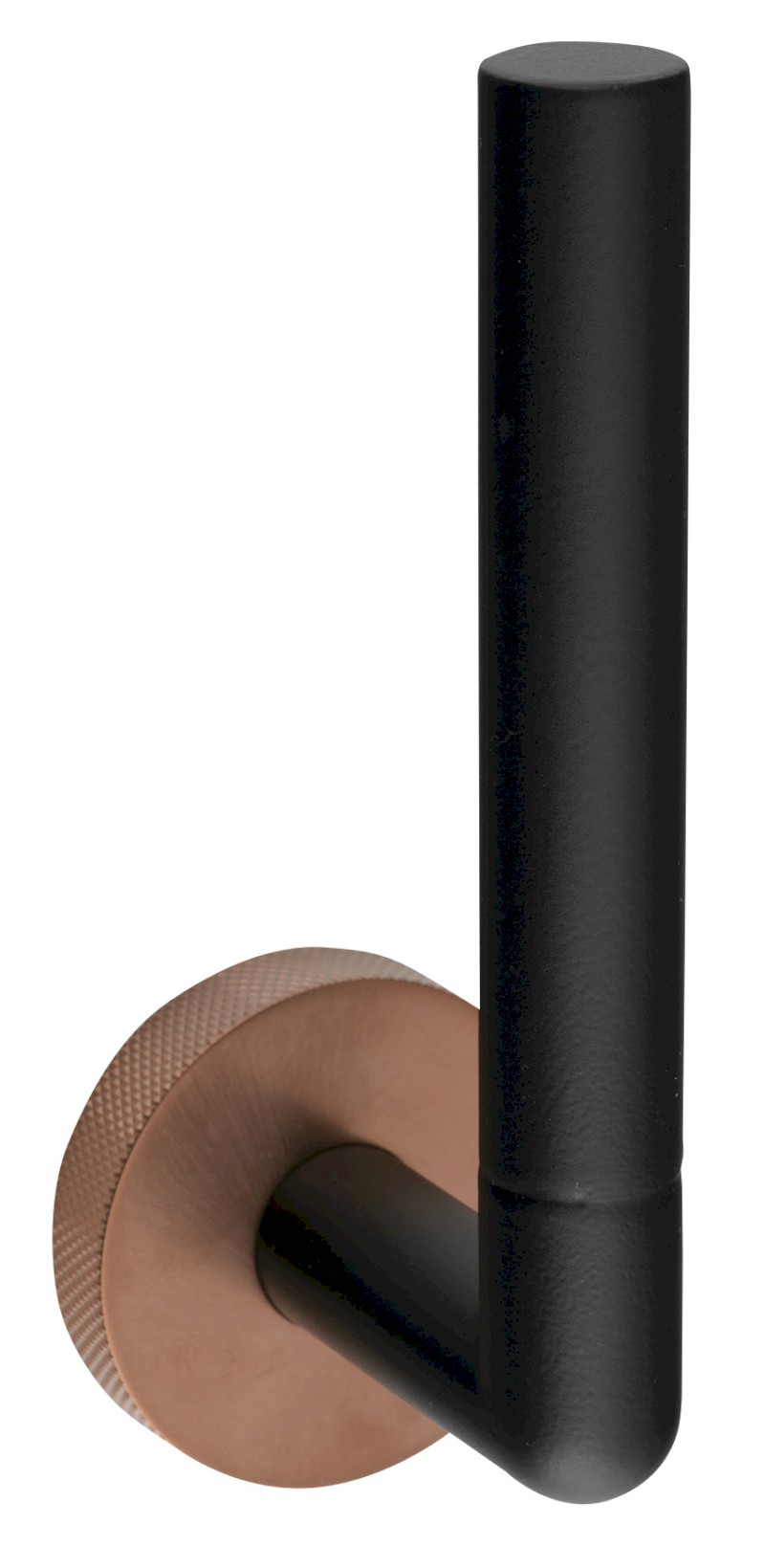 LARISSA držák toaletního papíru rezervní, černá/měď mat WS018BC