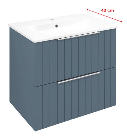 CIRASA umyvadlová skříňka 58x54x39cm, siena strip CR592-4242S