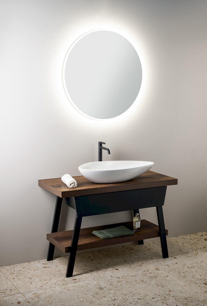 VISO kulaté zrcadlo s LED osvětlením ø 80cm VS080