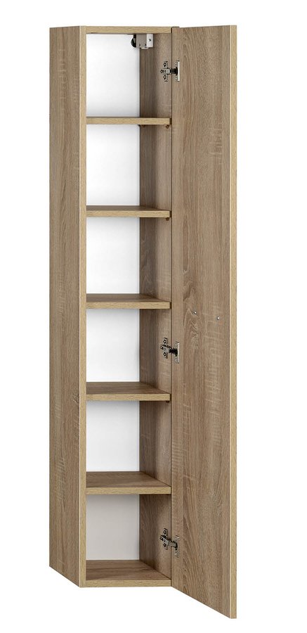 ZOJA/KERAMIA FRESH skříňka vysoká 25x140x20cm, dub platin 51127