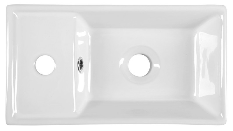 Keramické umývátko, nábytkové, 40x22cm, bílá DD4022