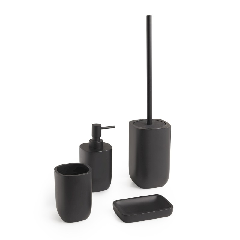 YLENIA WC štětka na postavení, černá YL3314