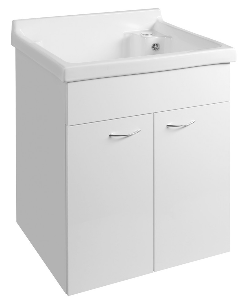 Skříňka pod výlevku 58x70x52,8cm, bílá 57037