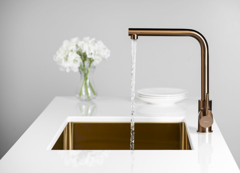 RONA stojánková dřezová baterie, měď mat JK125PG