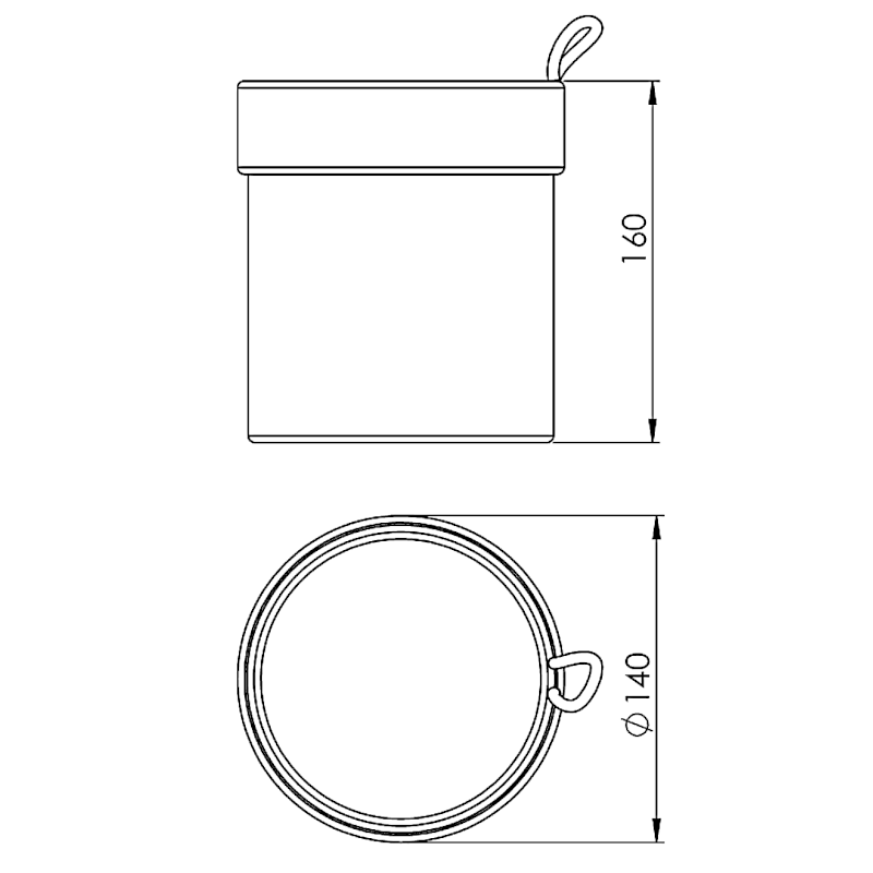 MALVA organizér na kosmetiku, zelená 100207