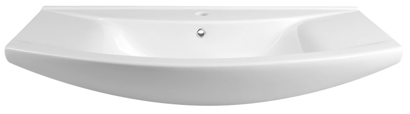 ZERO 97 keramické umyvadlo nábytkové 97x51cm, bílá 6095