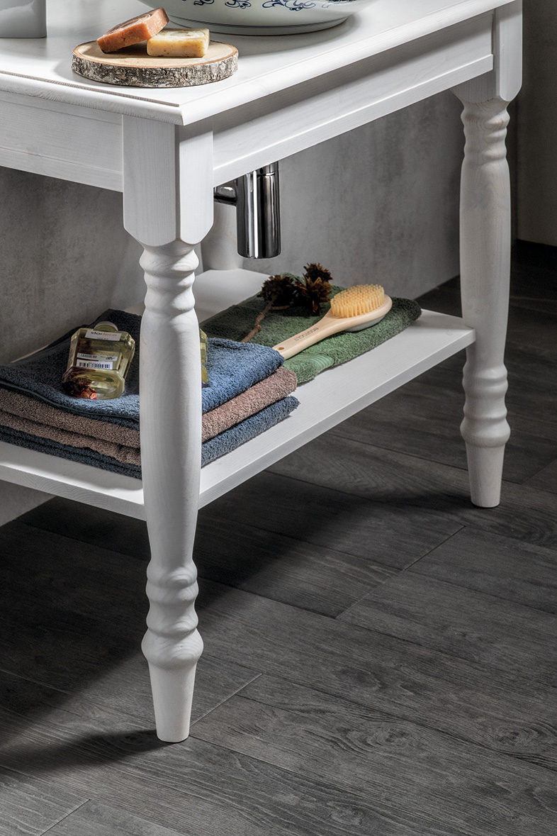 CIMBURA umyvadlový stolek 100x50x75cm, starobílá CIM150