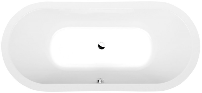 VIVA O oválná vana 175x80x47cm, bílá 79119