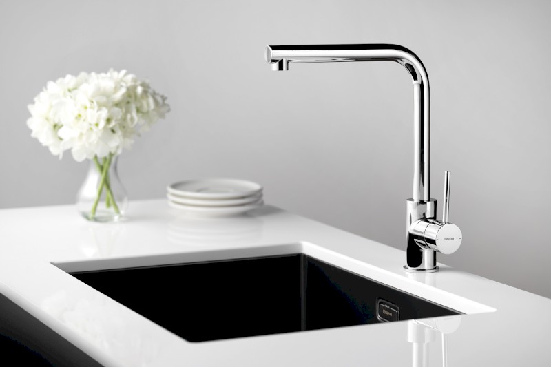 RONA stojánková dřezová baterie, chrom JK125