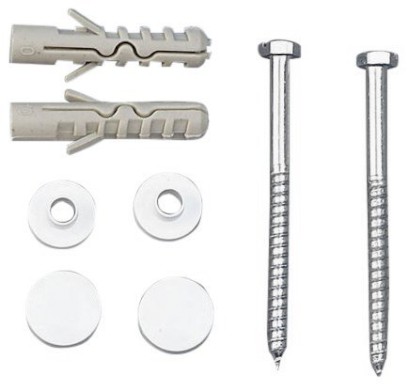 MAK10 kotvící sada pro WC mísy, vrut 6,0x80, bílá 40024