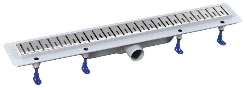 KLAVER podlahový žlab s nerezovým roštem, L-710, DN50 73721