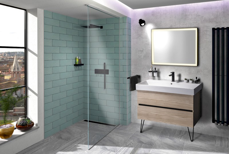 ODETTA umyvadlová skříňka 95x50x43,5cm, borovice rustik DT100-1616