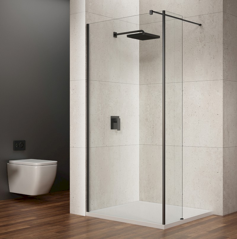 VARIO přídavný panel 350mm, čiré sklo, černá GX3514