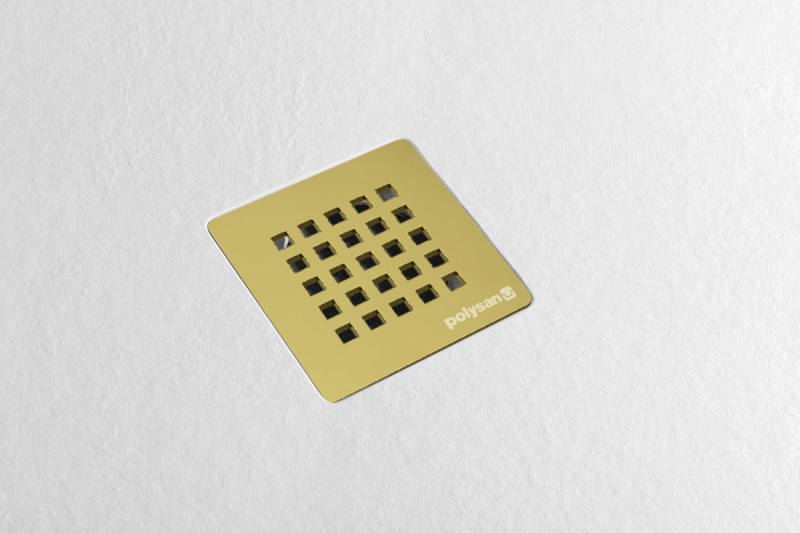 TRENECA vaničkový sifon, průměr otvoru 90mm, DN40, krytka zlato 84999.90