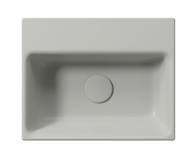 NUBES keramické umývátko 40x32cm, bez otvoru, cenere mat 9684017