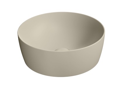 NUBES keramické umyvadlo na desku průměr 40cm, creta mat 903908