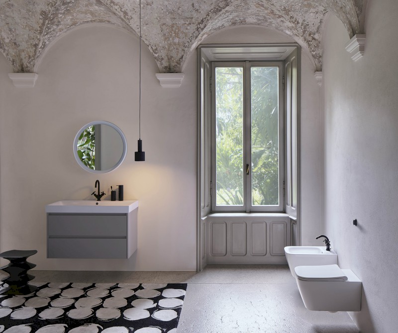 NUBES keramické umyvadlo 100x50cm, s odkládacími plochami, bílá ExtraGlaze 9651111