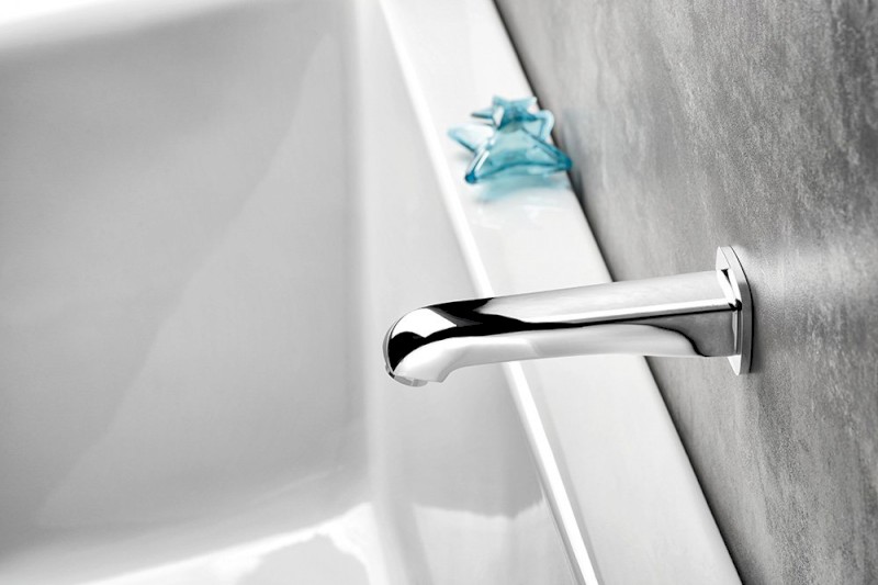 DREAMART nástěnná výtoková hubice, chrom DA049