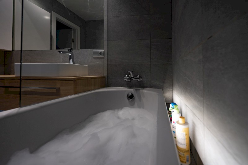 NIX nerezová vanová kapsa, 163cm, instalace do niky 72451