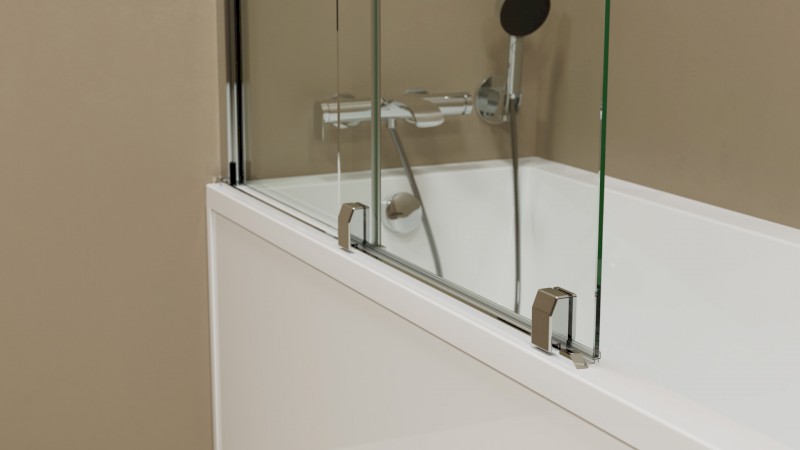 ROLLS vanová zástěna 1000x1500mm, čiré sklo BS-R100