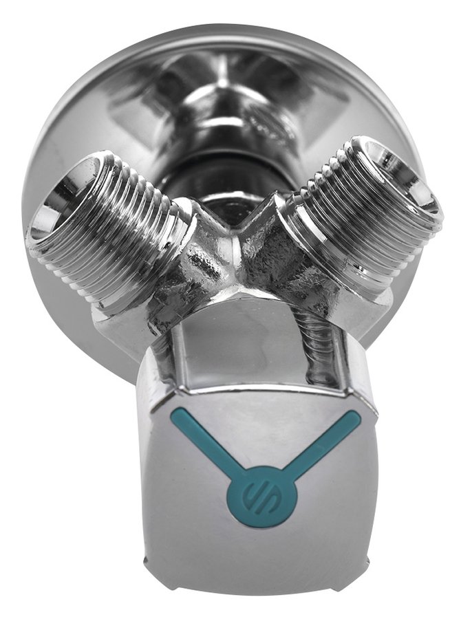 ARCO kombinovaný rohový ventil A-80 se dvěma vývody 1/2