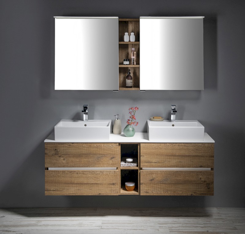 RIWA otevřená police 20x70x15cm, borovice rustik RIW200-0016