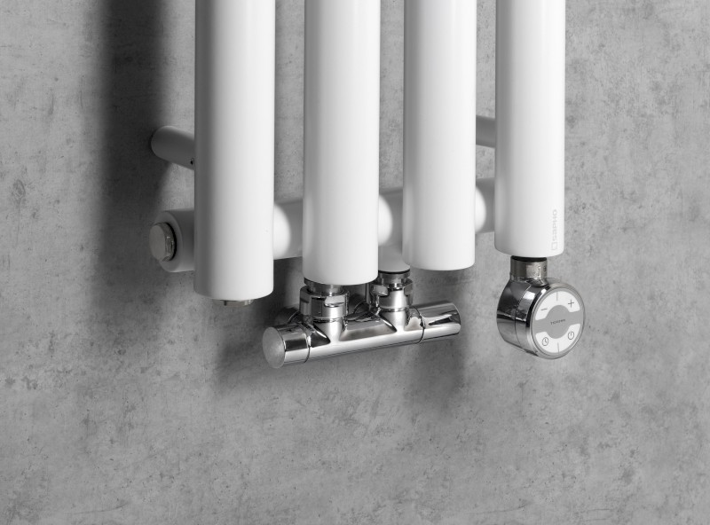 PILON otopné těleso 270x1800mm, se čtyřmi háčky pro ručník, bílá mat IZ121T