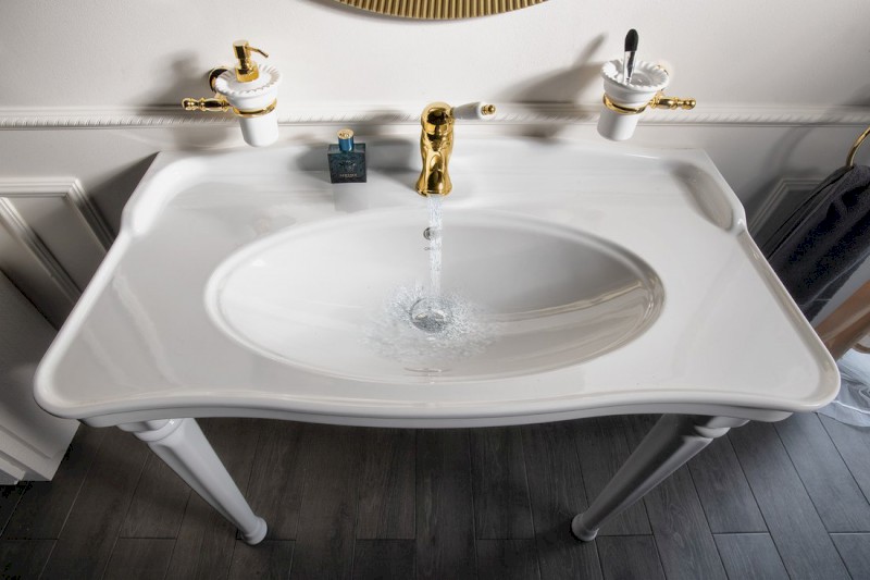 ANTIK keramické umyvadlo 100x50cm, bílá AN100