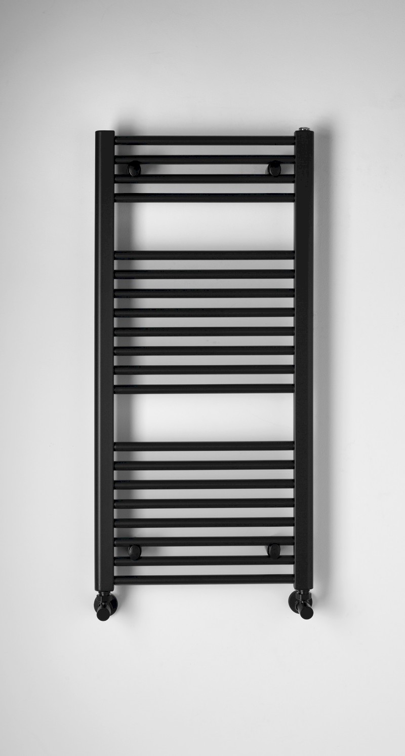 DIRECT otopné těleso s bočním připojením 450x960mm, černá mat ILR94B