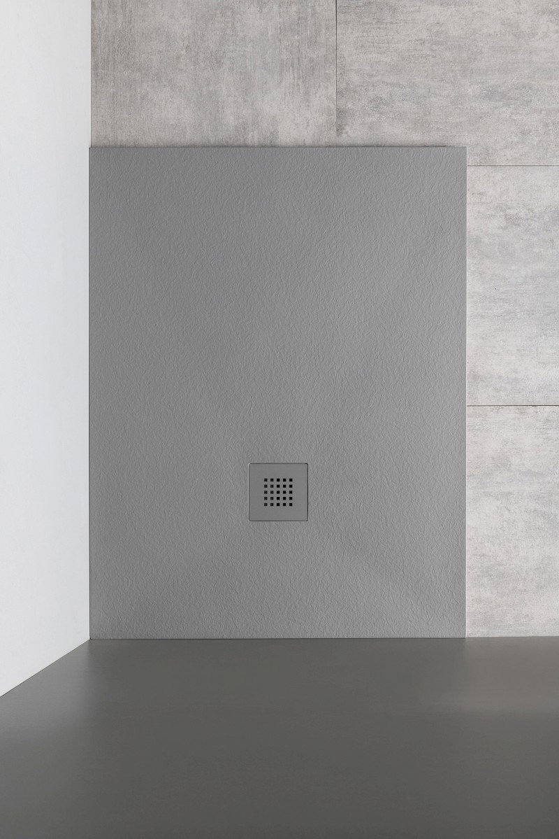 MITIA sprchová vanička z litého mramoru, obdélník 120x80cm, šedá PMS12080