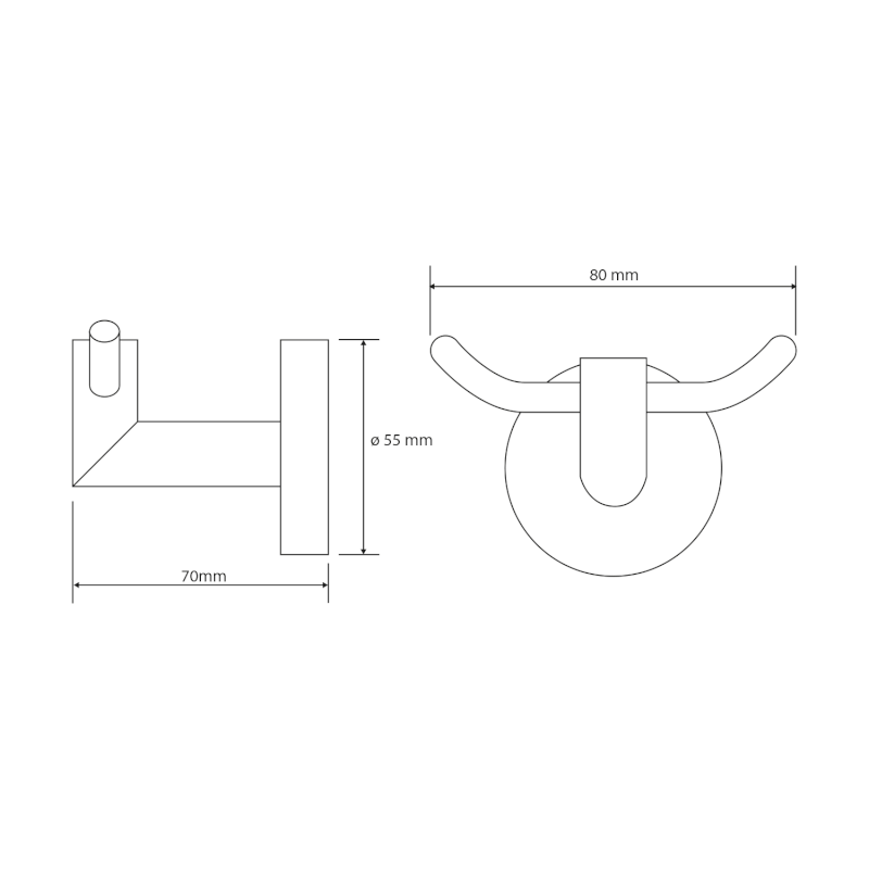 X-ROUND dvojháček, chrom XR200
