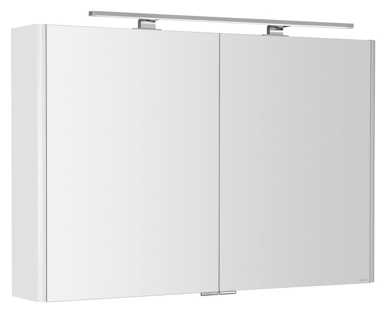 LUCIE galerka s LED osvětlením, 106x70x17cm, bílá LU105-0030