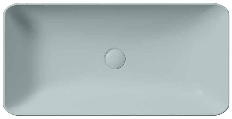 NUBES keramické umyvadlo na desku 80x40cm, ghiaccio mat 904015