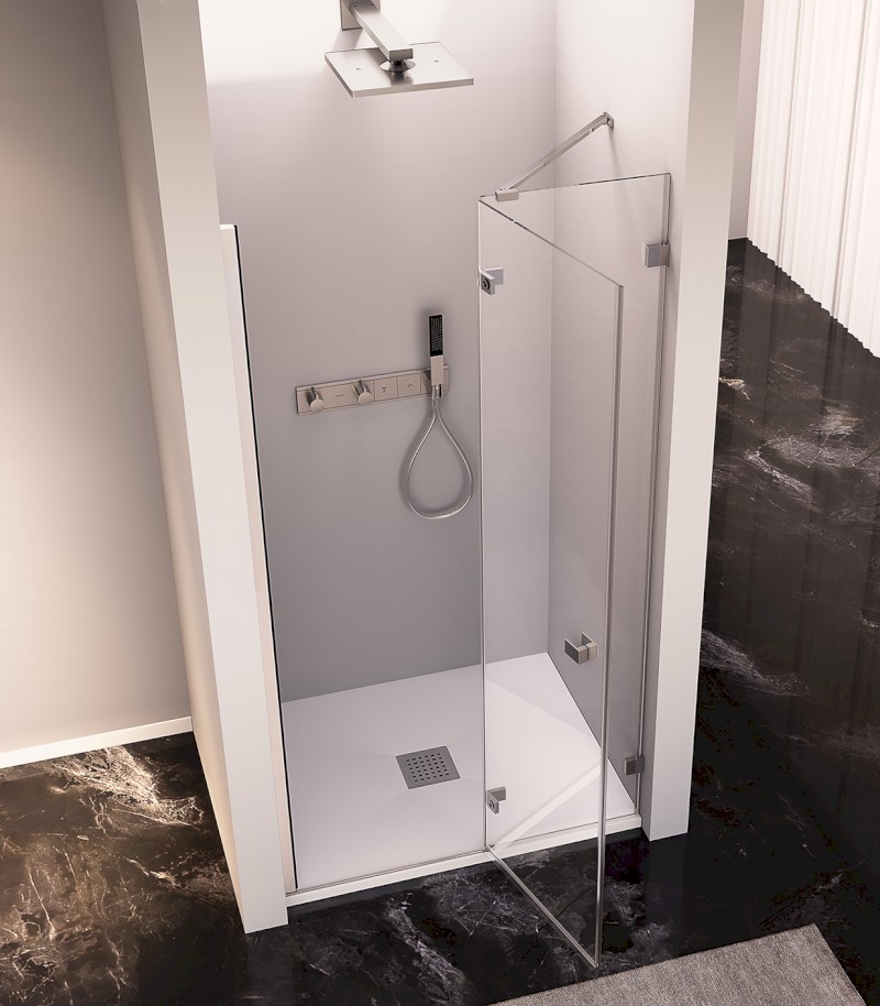 FORTIS EDGE sprchové dveře do niky 1100mm, čiré sklo, pravé FL1611R